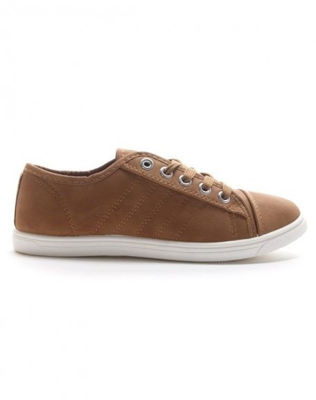 Chaussures femme Style Shoes: Basket basse - camel