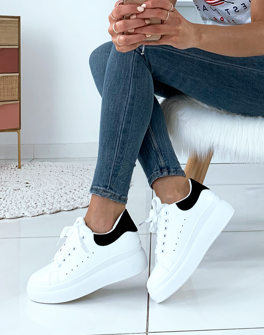 Chaussures Blanches Plateforme Hot Sale, 52% OFF | www.logistica360.pe