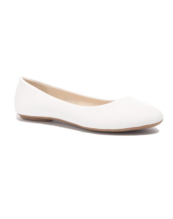 Chaussure femme Style Shoes: Ballerine blanche
