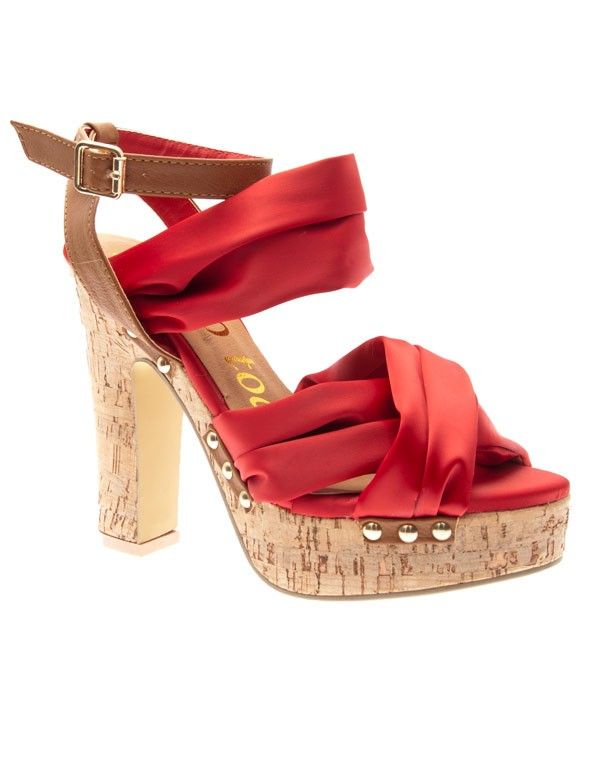 Chaussures femme Sergio Todzi: Sandales à brides rouges