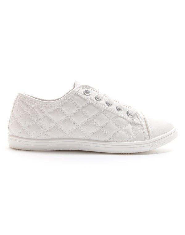 Chaussures femme Style Shoes: Basket blanche