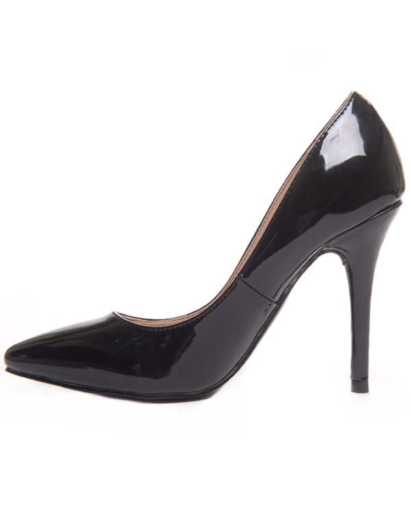 Chaussure femme Style Shoes: Escarpin noir vernis
