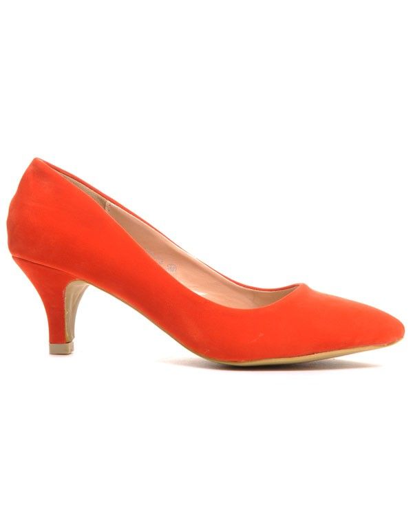 Chaussures femme Style Shoes: Escarpins orange