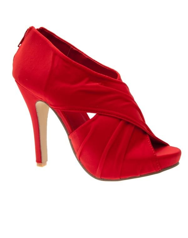 Chaussure femme escarpins rouge pas cher