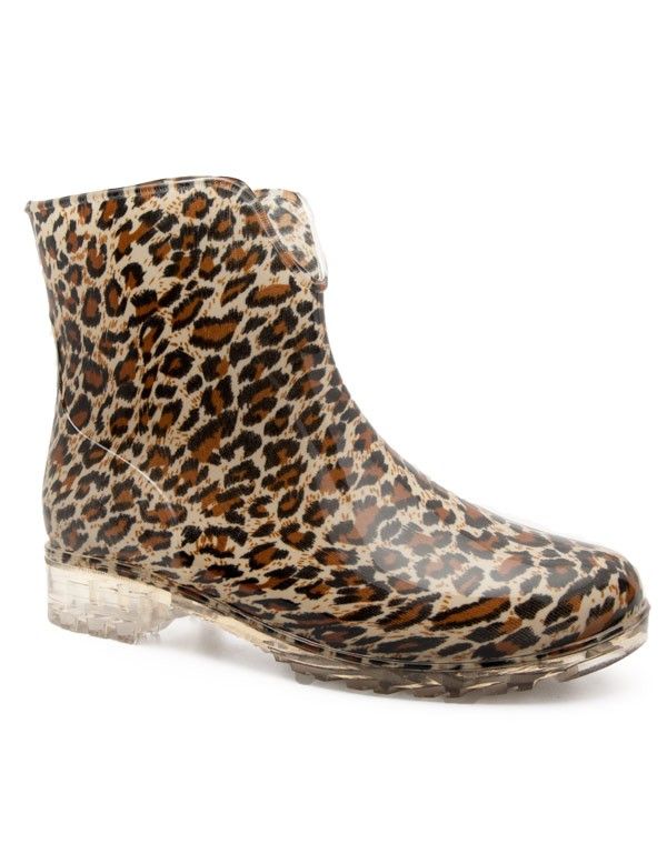 Chaussures femmes, Bottes de pluie léopard