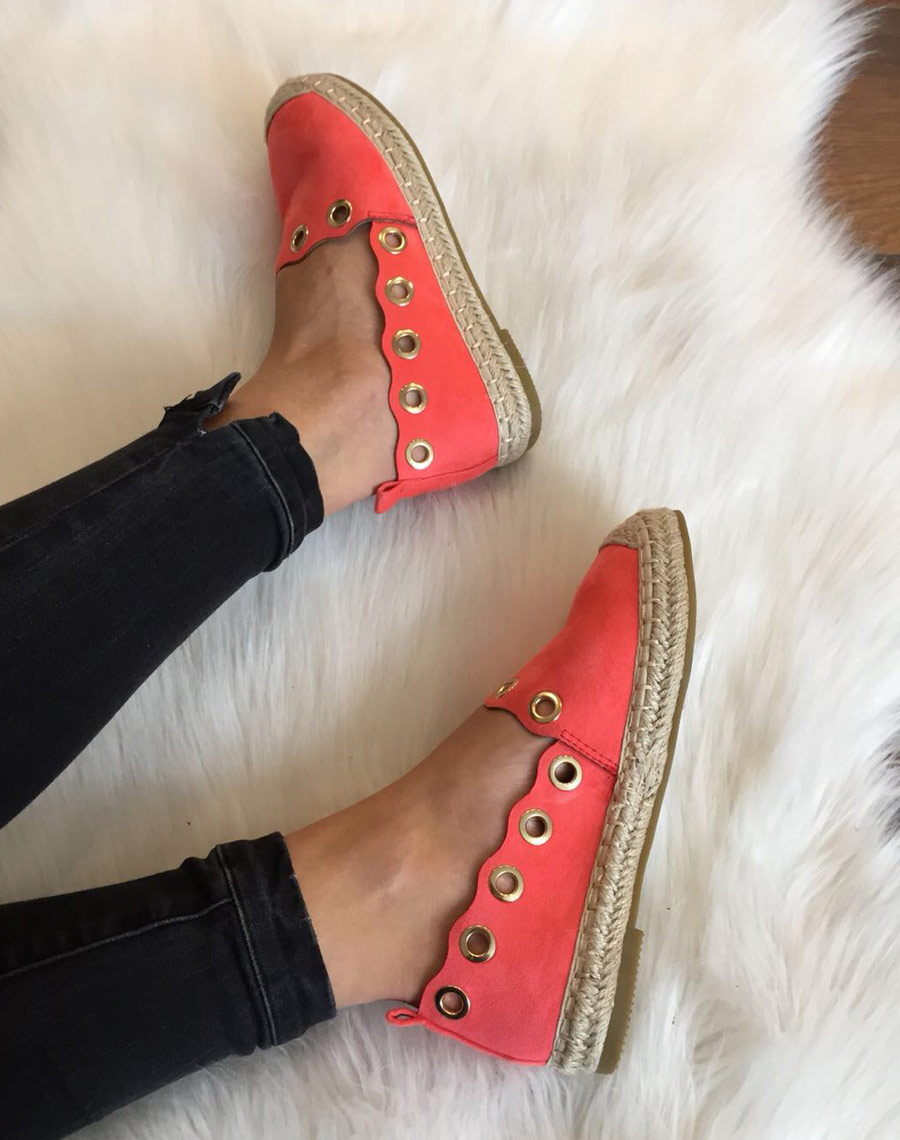 espadrilles rouges