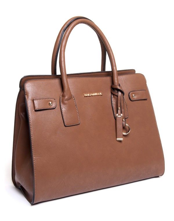 Sac femme Be Exclusive: sac à main grand format taupe