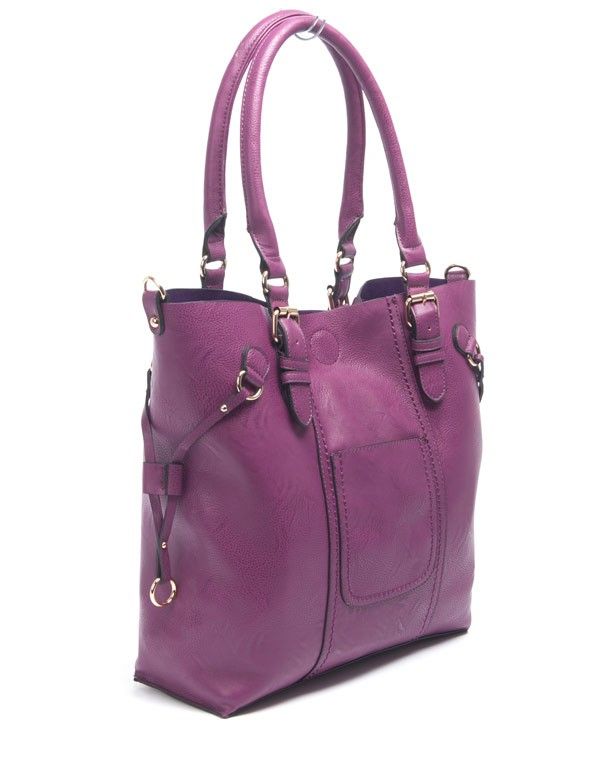 Sac femme Flora&Co: Grand sac à main violet 6904